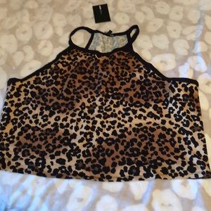 Cheetah print Crop Top